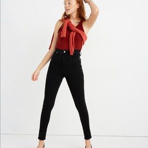 Madewell 11” high-rise skinny jeans lunar size 28